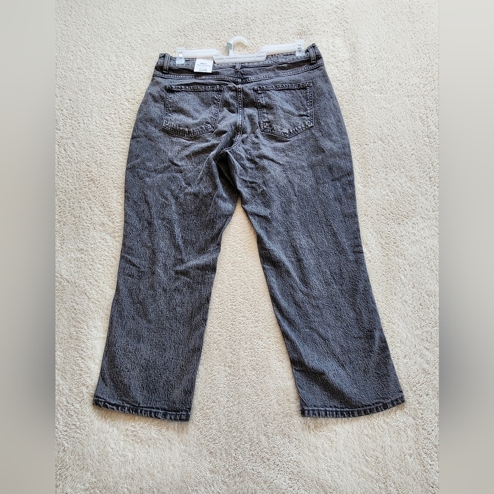 New Women's Straight Crop Jeans size 16 - Picture 5 of 8